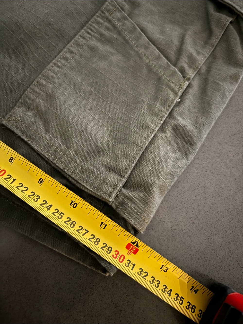 Carhartt B357 MOS Men’s 36 Moss Green Ripstop Cargo Work Shorts Gorpcore - Picture 10 of 10